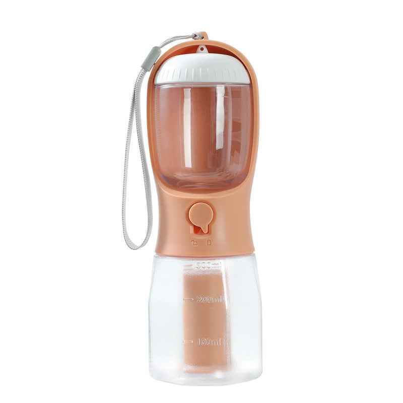 Three-in-One Dog Water Cup Portable Pet Drinking Food Garbage Bag Multi-functional Supplies - ClickNbuy