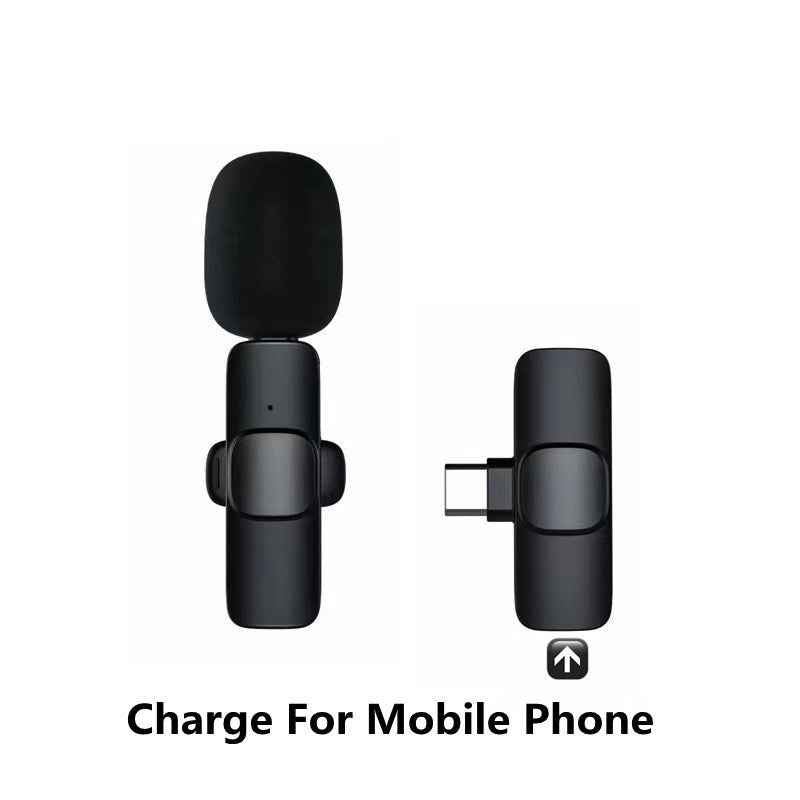Wireless Lavalier Microphone for iPhone and Android - Portable Mini Mic with Long Battery Life for Audio Video Recording, Live Broadcast, and Gaming - ClickNbuy