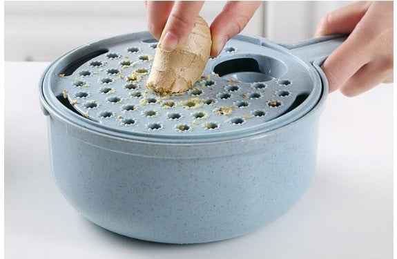 8 in 1 Mandoline Slicer Kitchen Accessories - Vegetable Slicer, Potato Peeler, Grater, and Strainer - ClickNbuy