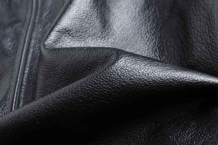 Top Layer Cowhide Leather Jacket Men's Slim Short Style - ClickNbuy