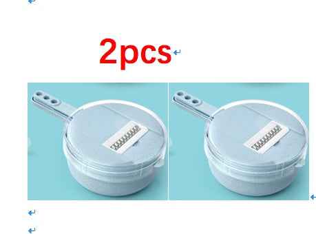 8 in 1 Mandoline Slicer Kitchen Accessories - Vegetable Slicer, Potato Peeler, Grater, and Strainer - ClickNbuy