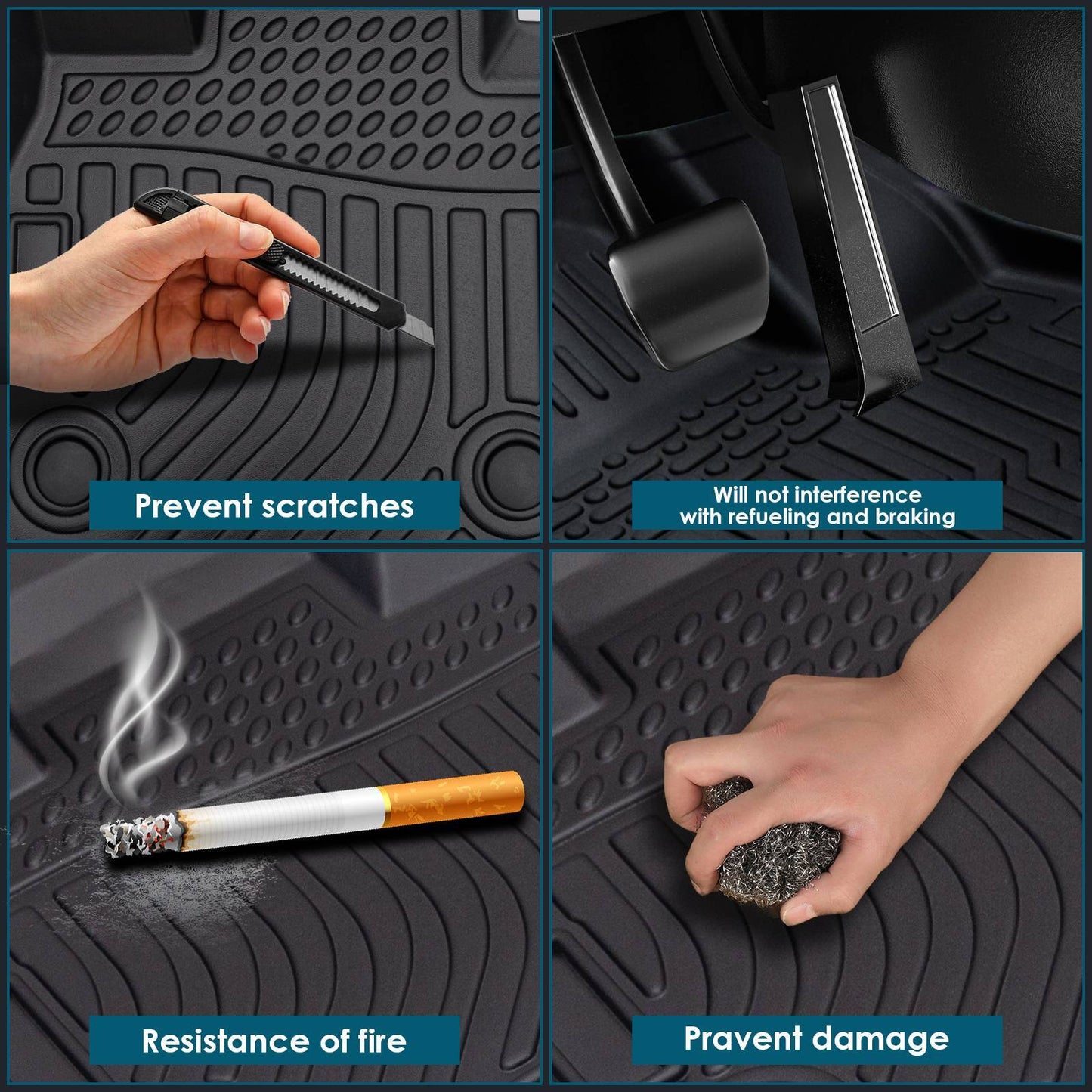 WeatherTech Floor Mats - Custom Fit All-Weather Heavy-Duty Protection - ClickNbuy