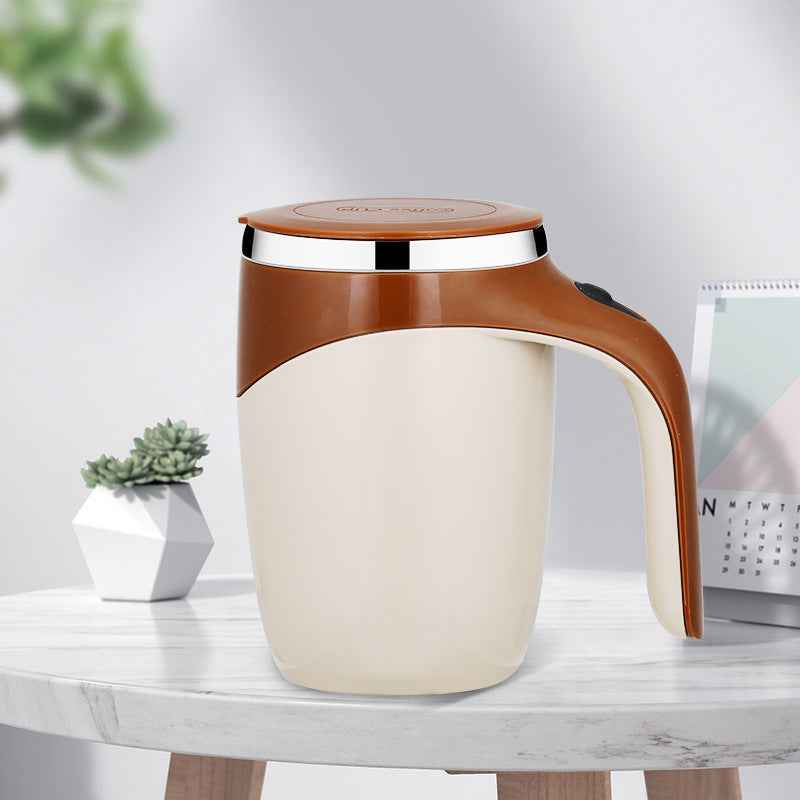 Rechargeable Electric Stirring Cup for Coffee, Milkshakes, and More - Automatic Rotating Magnetic Water Cup - ClickNbuy