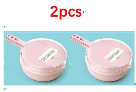 8 in 1 Mandoline Slicer Kitchen Accessories - Vegetable Slicer, Potato Peeler, Grater, and Strainer - ClickNbuy