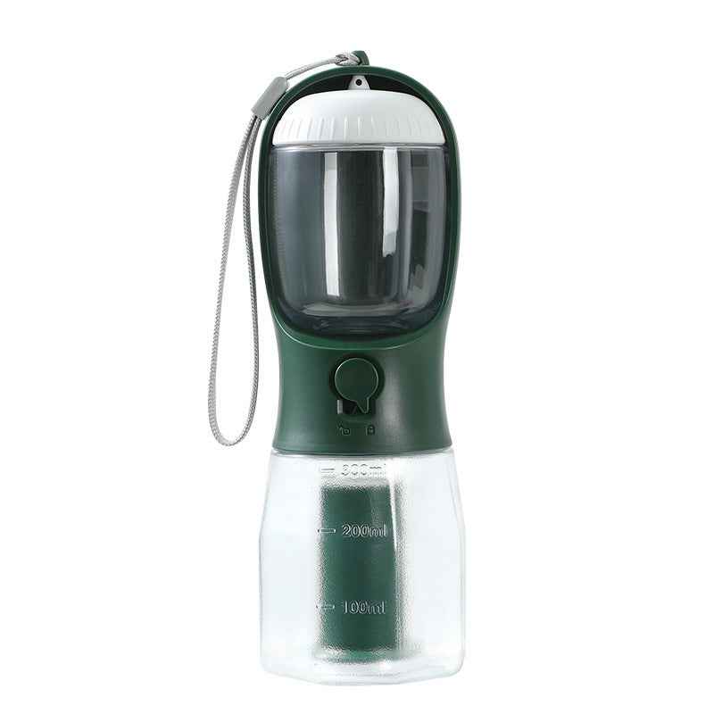 Three-in-One Dog Water Cup Portable Pet Drinking Food Garbage Bag Multi-functional Supplies - ClickNbuy
