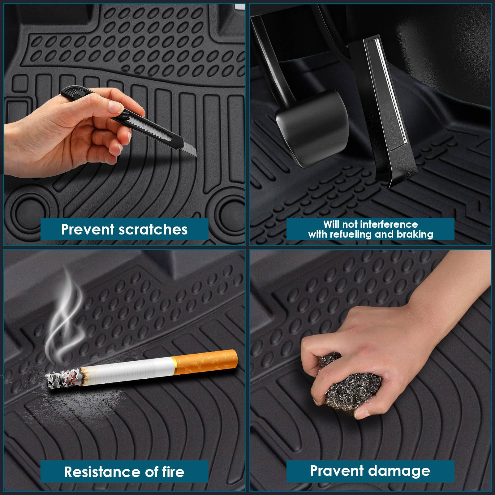 WeatherTech Floor Mats - Custom Fit All-Weather Heavy-Duty Protection - ClickNbuy