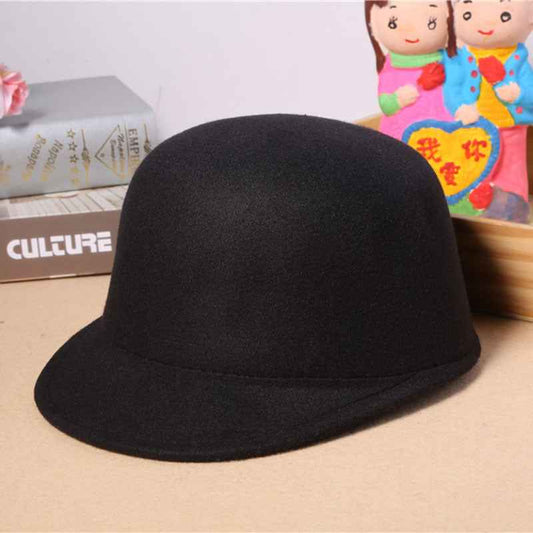 Woolen bowler hat - ClickNbuy