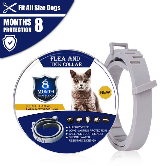 Dog Flea Collar - Long-Lasting Tick and Mosquito Repellent for Pets - ClickNbuy