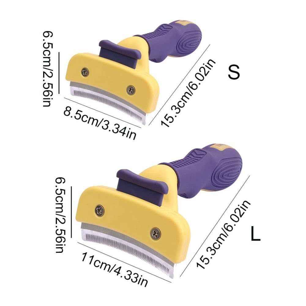 Large Pet Grooming Comb - Detangling & Deshedding Tool for Long Hair Dogs and Cats - ClickNbuy